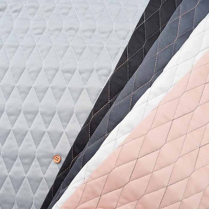 Made in China Polyester Reversible Knit Quilt Fabric- Plain - nomura tailor