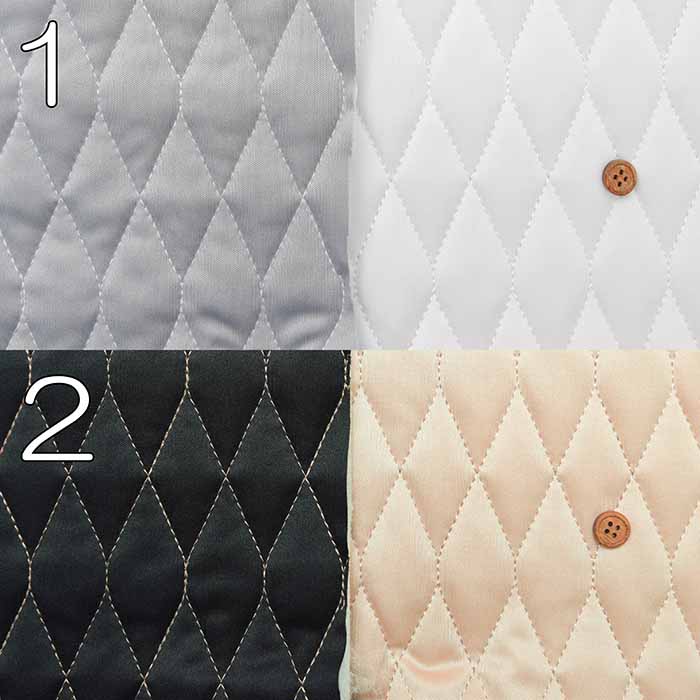 Made in China Polyester Reversible Knit Quilt Fabric- Plain - nomura tailor