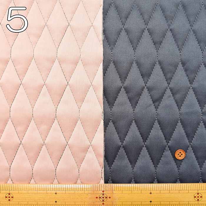 Made in China Polyester Reversible Knit Quilt Fabric- Plain - nomura tailor