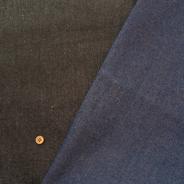 Made in China Cotton Shiny Denim Fabric - Plain - nomura tailor