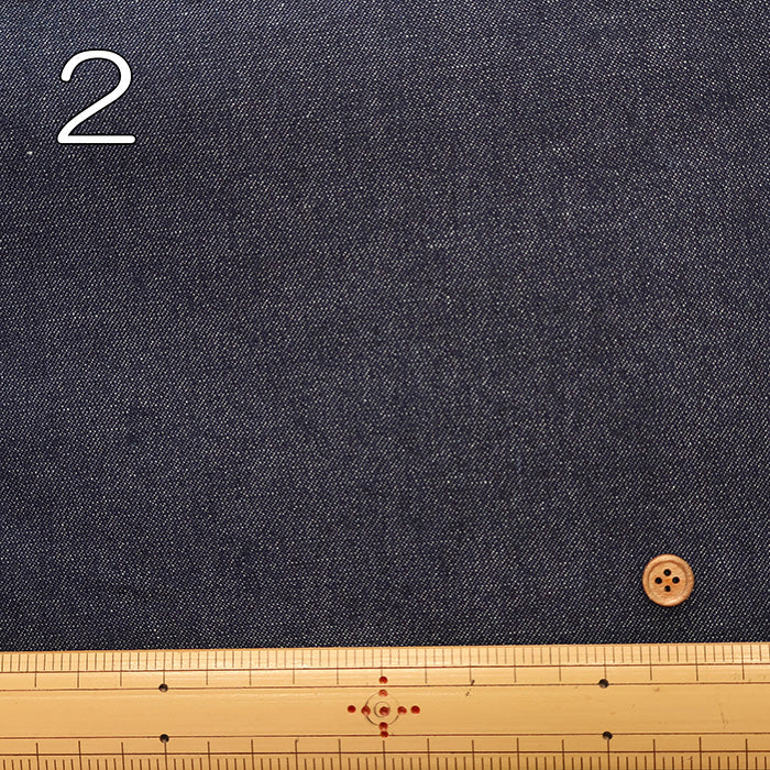 Made in China Cotton Shiny Denim Fabric - Plain - nomura tailor