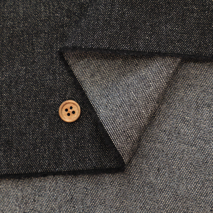 Made in China Cotton Shiny Denim Fabric - Plain - nomura tailor