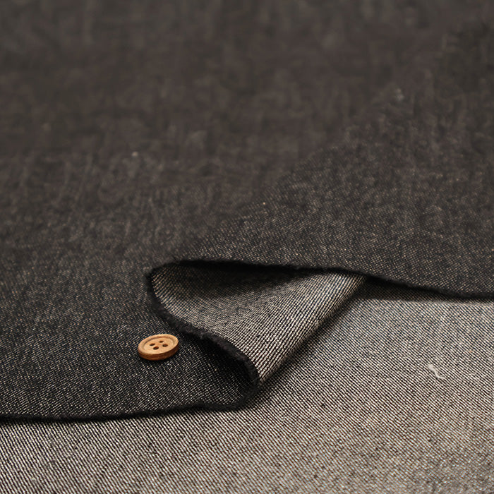 Made in China Cotton Shiny Denim Fabric - Plain - nomura tailor