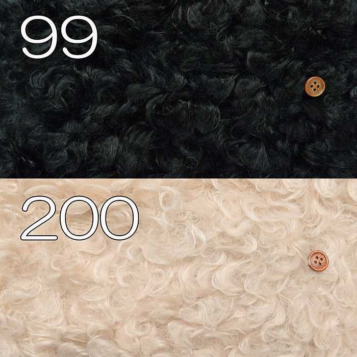 Polyester Curl Fur Fabric - Plain - nomura tailor