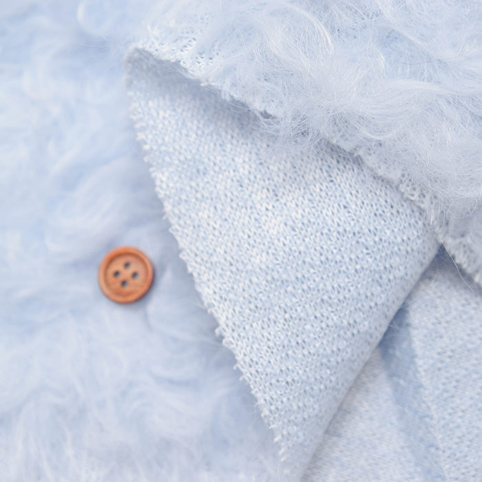 Polyester Curl Fur Fabric - Plain - nomura tailor