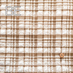 Made in China Trend Fabric Polyester Embossed Tartan Check Fabric - nomura tailor