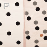 Made in China - Polyester Tulle Flocked Fabric - Dot Pattern - nomura tailor