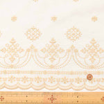 Yarn-dyed cotton 60 lawn Striped lace fabric - nomura tailor