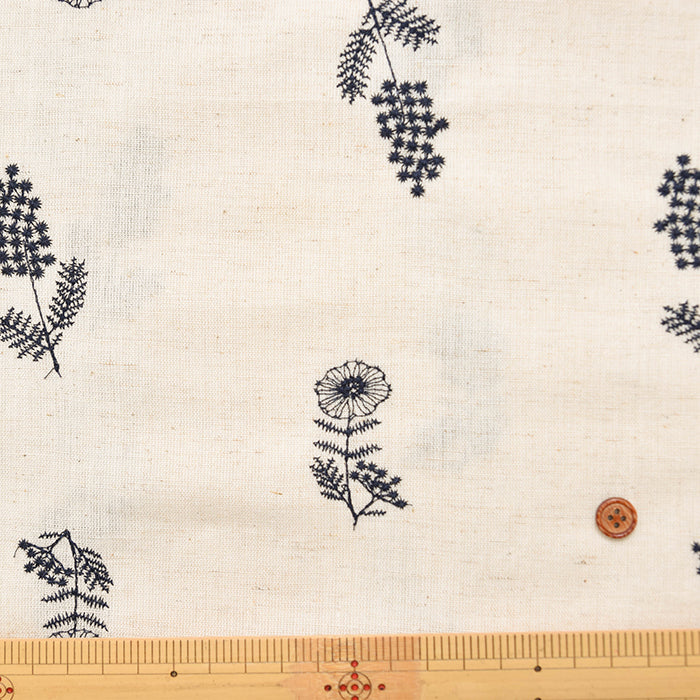 Indian C/L embroidery fabric Flower - nomura tailor