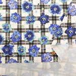 Made in China Polyester Inkjet-printed Fabric - Check and Flower 1 - nomura tailor