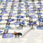 Made in China Polyester Inkjet-printed Fabric - Check and Flower 1 - nomura tailor