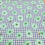 Made in China Polyester Inkjet-printed Fabric - Check and Flower 2 - nomura tailor