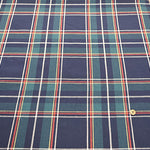 Cotton Slub Tartan Check Fablic