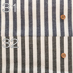 C/L Washed Weather Fabric ‐ Stripe - nomura tailor