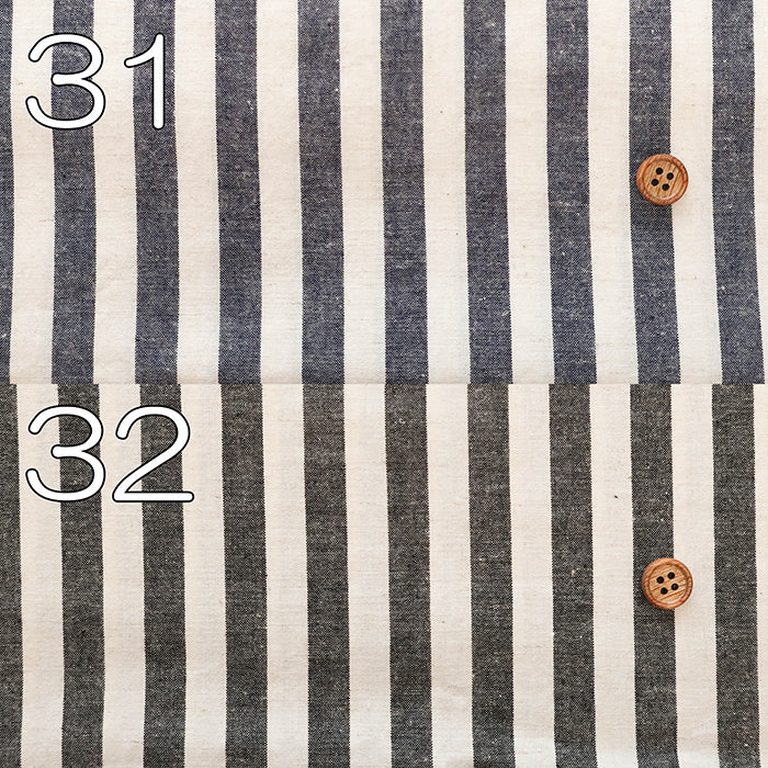 C/L Washed Weather Fabric ‐ Stripe - nomura tailor