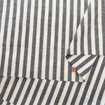 C/L Washed Weather Fabric ‐ Stripe - nomura tailor