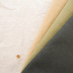 Setouchi Cotton × Hemp Vintage Herringbone Fabric - Plain