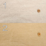 Setouchi Cotton × Hemp Vintage Herringbone Fabric - Plain