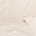 Setouchi Cotton × Hemp Vintage Herringbone Fabric - Plain