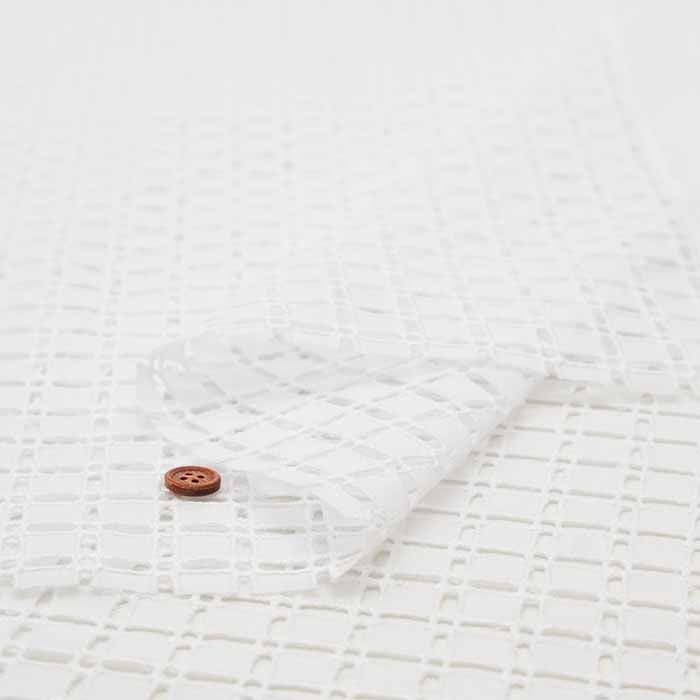 Cotton Lawn Lace Fabric - Square - nomura tailor