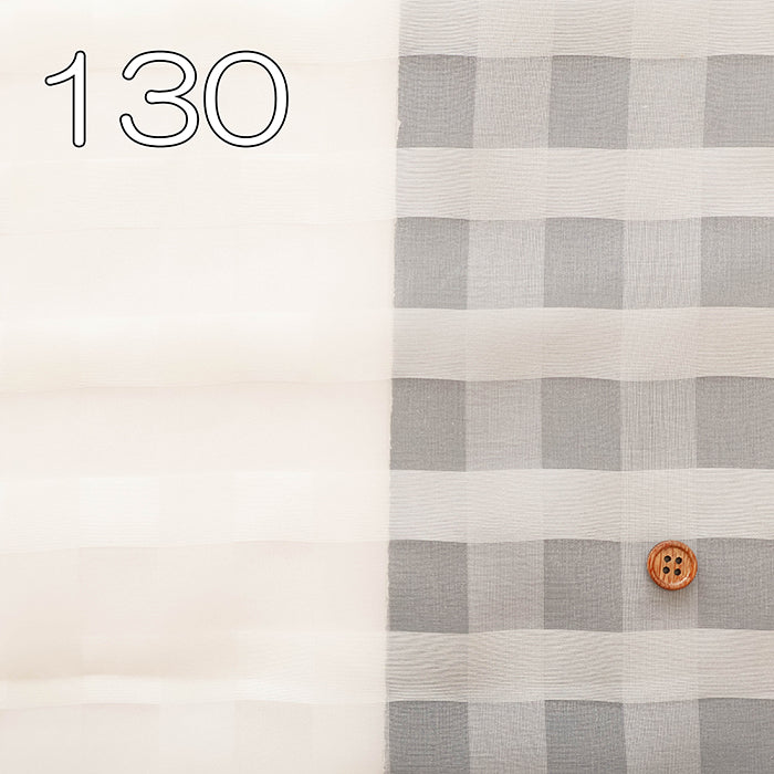 Polyester Organza Fabric - Check - nomura tailor