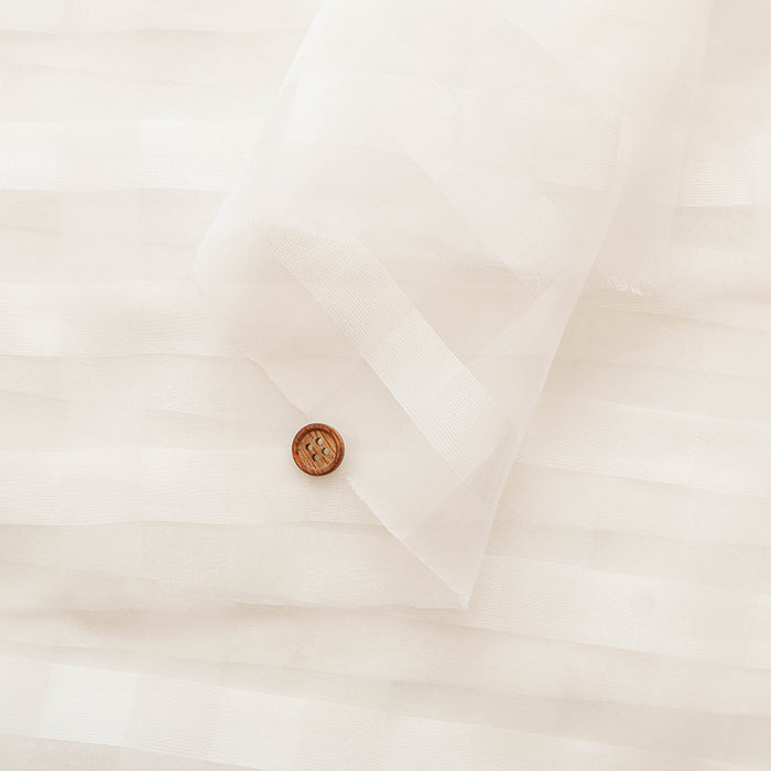 Polyester Organza Fabric - Check - nomura tailor