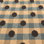 Double Weave Wool Fabric - Dot Check - nomura tailor