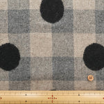 Double Weave Wool Fabric - Dot Check - nomura tailor