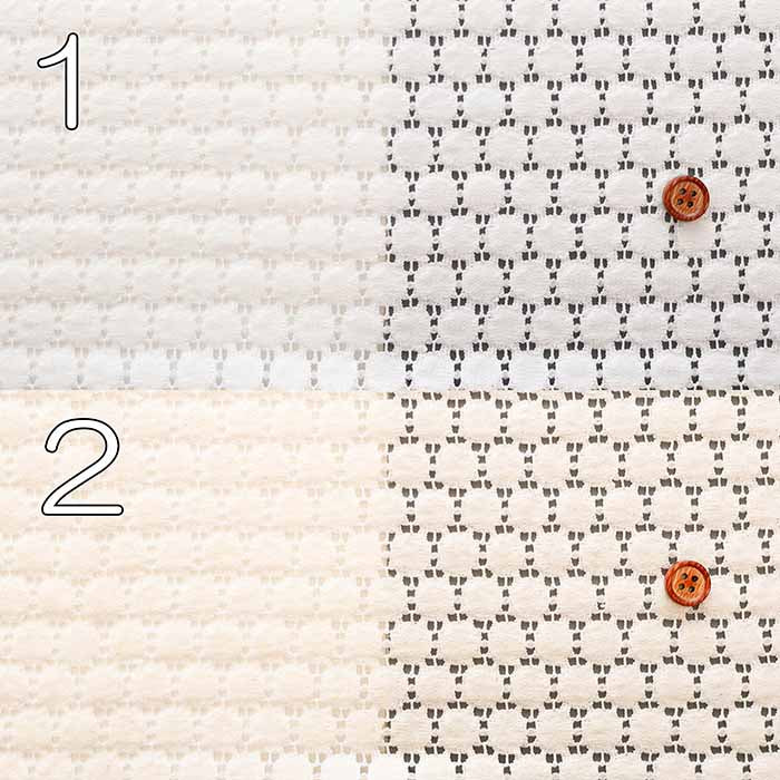 C/N Raschel Lace Fabric - Dot - nomura tailor