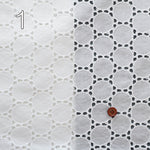 Cotton Lawn Lace Fabric - Circle - nomura tailor