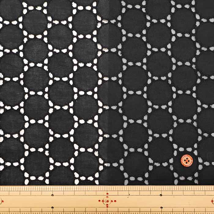 Cotton Lawn Lace Fabric - Circle - nomura tailor