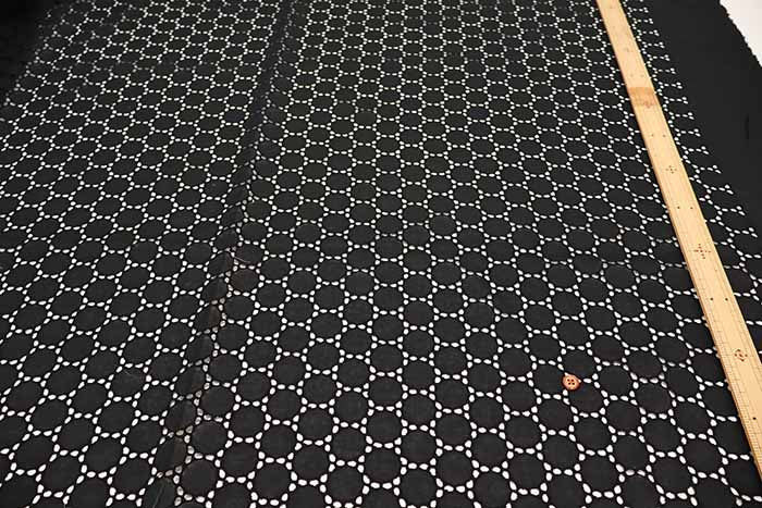 Cotton Lawn Lace Fabric - Circle - nomura tailor