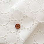 Cotton Lawn Lace Fabric - Circle - nomura tailor