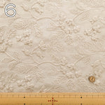 Cotton Lawn Cord Lace Fabric - Lily of the Valley - nomura tailor