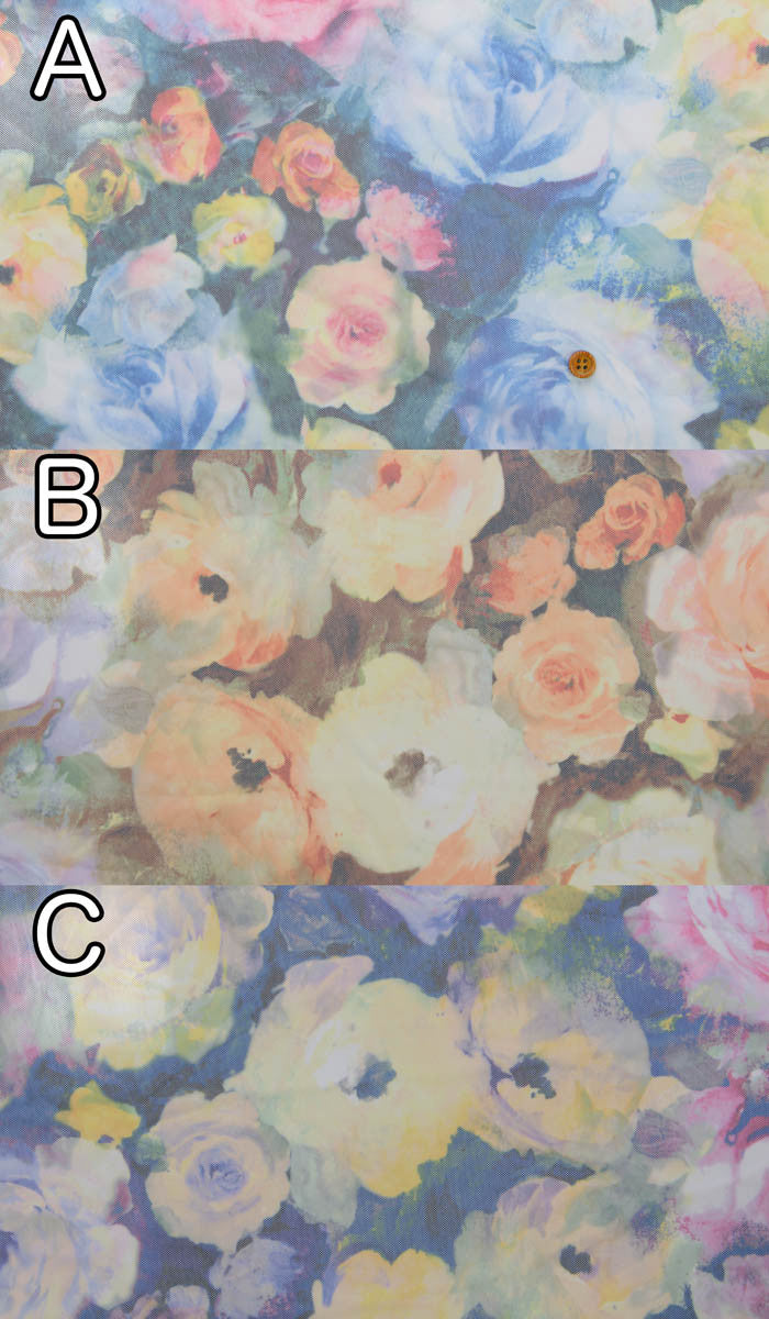 Stretch tulle print - nomura tailor