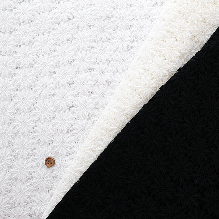 Cotton Chemical Lace Fabric - nomura tailor