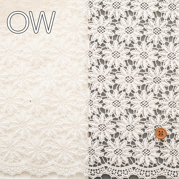 Cotton Chemical Lace Fabric - nomura tailor