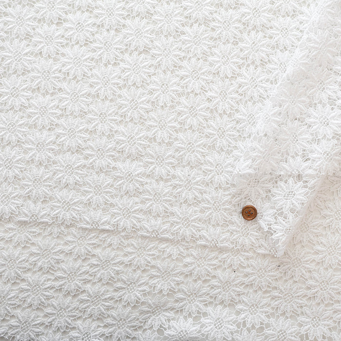 Cotton Chemical Lace Fabric - nomura tailor