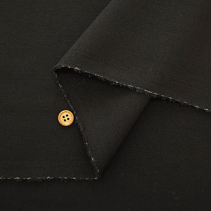 Polyester Formal Black Fabric - Plain - nomura tailor