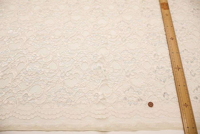 Lame Russell Lace Fabric - nomura tailor