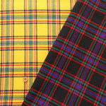 Wool Gauze Check Pattern Fabric - nomura tailor