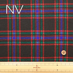 Wool Gauze Check Pattern Fabric - nomura tailor
