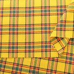 Wool Gauze Check Pattern Fabric - nomura tailor