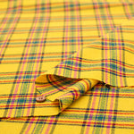 Wool Gauze Check Pattern Fabric - nomura tailor
