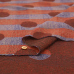 Wool Gauze Fabric - Dot Check - nomura tailor