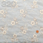Cotton 60 Lawn Lace Fabric - Flower - nomura tailor