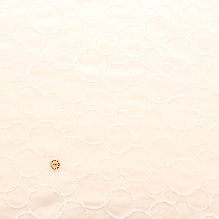 T/C Embroidered Fabric - Dot - nomura tailor