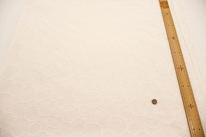 T/C Embroidered Fabric - Dot - nomura tailor