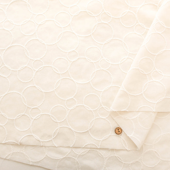 T/C Embroidered Fabric - Dot - nomura tailor
