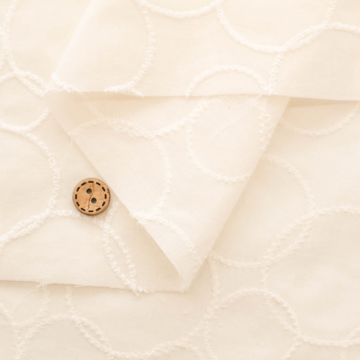 T/C Embroidered Fabric - Dot - nomura tailor